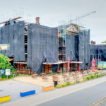 Bahnhof Mirke komplett eingerüstet