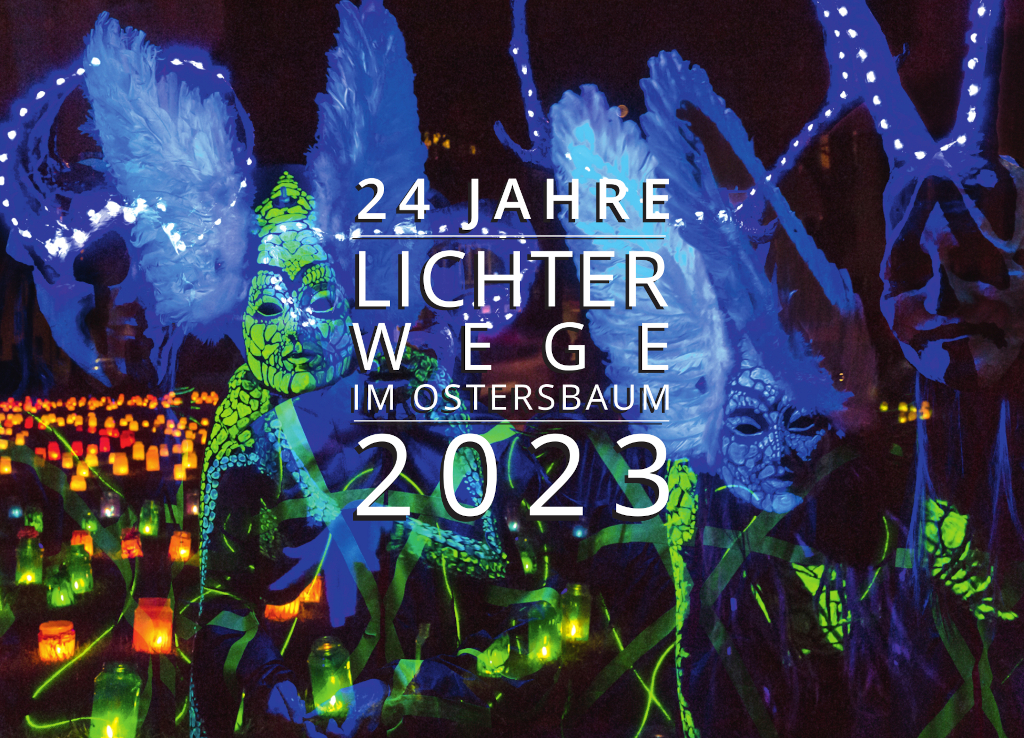 Lichterwege 2023 Flyermotiv