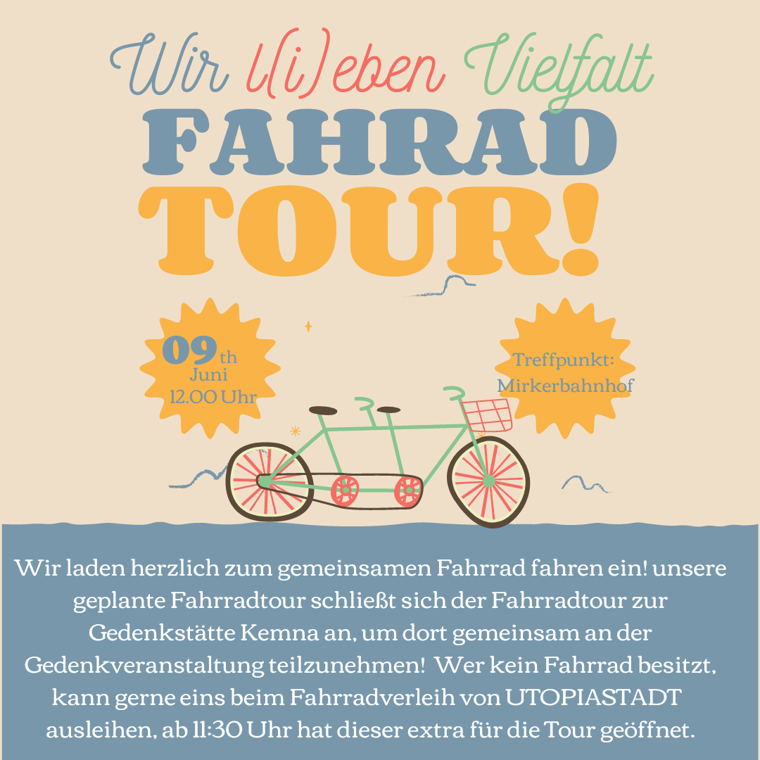 Wir l(i)eben Vielfalt Fahrrad Tour!